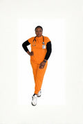 Justine Tangerine Scrub Set
